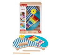 Musica da tavola Fisher-Price in legno con strumenti a percussione HXT91