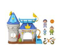 Fisher-Price The Knight Playset Kingdom Castello con Gus Mini-Maxi Cavaliere Snodato