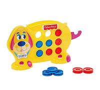 Fisher-Price, Tic Tac Tony, Cucciolo con Coda Che Si Muove e Dischi per Giocare a Tris, Giocattolo per Bambini 3+Anni,GWN53