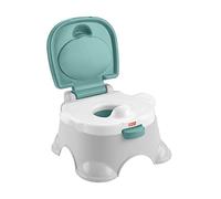 Fisher-Price Vasino 3 in 1 con sgabellino, riduttore per WC rimovibile e vaschetta lavabile, per bambini ai primi passi, giocattolo per bambini, 12+ mesi, HPY87