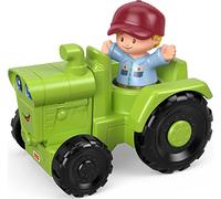 Fisher-Price Veicolo e Figura del Piccolo Popolo - Contadino e Trattore Verde