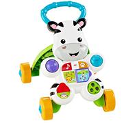 Fisher-Price Zebra Primi Passi Spingibile, Giocattolo Elettronico Educativo con Musica e Suoni, per Camminare, per Bambini di 6+ Mesi, Edizione: Tedesco, DLD94