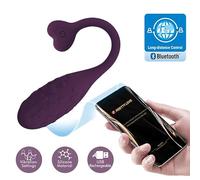 VIBRATORE CON APP A DISTANZA STIMOLANTE VIBRANTE RICARICABILE USB IN SILICONE
