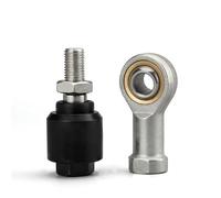Fisheye Joint Female Piston Rod End Ball Head Floating Joint Male Thread Universal Pneumatic Cylinder Mounting Knuckle Bearing 1Pcs(M18x15 Fisheye)