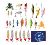 Fishing, 24 Days Fish Lure Calendar, Christmas Countdown, Fish Lure, Fishing Christmas Countdown Calendars, for Fishing Enthusiasts, Fishermen