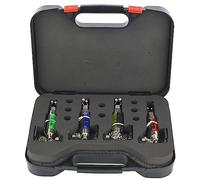 Fishing 4 PCS Indicatore di di Pesce Illuminato a LED Durevole e Resistente all'Usura per la Pesca Diurna e Notturna, Metallo, Multicolore