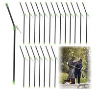 Fishing Anti-Tangle Boom Sleeves Set, 20 Pezzi Anti-Tangle Boom Bracci per la Pesca Anti Groviglio Boom PVC Balance Connettore Attrezzatura per La Pesca in Mare alla Canna e all'alimentatore Precisi