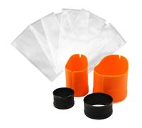 Fishing Bag Refill | Water-Soluble , 0.04cm Thick, 7x14cm Or 6x12cm, Clear | Carp Fishing ṔVA Loader Bags, Bait Storage Pouches | Easy Use For Anglers, Efficient Fish Bait Delivery, 50pcs Pack