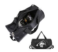 Fishing Bag - Sports Angling Tote, Adjustable Shoulder Handbag | Multifunction Outdoor Camping Hiking Beach Carrier, Saltwater Freshwater Kayak Lake Travel Gear With Storage Organizer Men Women, nero