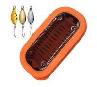 Fishing Bait Container | Portable Compartment Lure Organizer | Fishing Bait | Live Bait Holder for Bass Trout Boat Deck Shore Bank Pier River Stream Side Pond