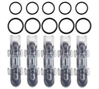 Fishing Bait Holder, Magnetic Hook Keeper with Ring Sizes, Fish Rod Hooks Clip, Lure and Baits Organizer Accessory for Rods, Tackle Box, Gear, Kayak, Shore, Boat, Travel, 8/6/5 pollici