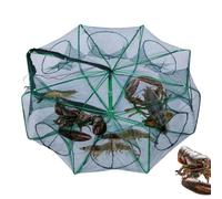 Fishing Bait Trap - Portable Folding Crab Fish Trap Shrimp Cage,