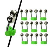 Fishing Bells - Fishing Bells Clips | Outdoor Fishing Bells | 10X Outdoor Fishing Bells Clips Set Night Fishing Bite Alarm Fishing Bite Alarm Indicators For Rods Fishing Rod Bells For Night Fishing