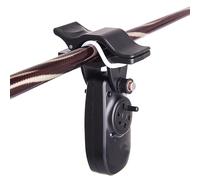 Fishing Bite Alarm, Smart Electronic Bite Alert, Rod Mount Indicator Bell, 1.38x3.86x0.79 inches Light & Sound Notification, Compact Hunting Gadget for Daytime and Night Fish Use