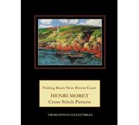 Fishing Boats Near Breton Coast: Henry Moret Cross Stitch Pattern