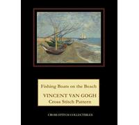 Fishing Boats on the Beach: Vincent Van Gogh Cross Stitch Pattern