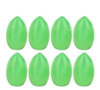 Fishing Bobber Rubber Beans Colorful Stopper Float Tools Accessory for Easy Fishing Purple White Green Orange Small Large (Green)