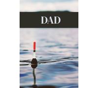 Fishing Bobber Themed Journal for Men, Notebook for Dads, Fathers, Fishermen, Proverbs 20:7: 6"x9", 120 White Lined Pages, Eco-Friendly Design