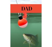 Fishing Bobber Themed Journal for Men, Notebook for Dads, Fathers, Fishermen, Proverbs 20:7: 6"x9", 120 White Lined Pages, Eco-Friendly Design