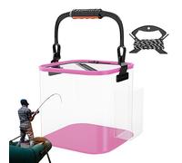 Fishing Bucket, Fish Storage Container, Portatile Fish Bucket, Folding Fish Container, EVA Fishing Bucket, Water Resistant Bucket, Fishing Travel Gear, Outdoor Fishing Bucket, Hiking Fish Bucket