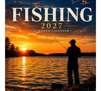 Fishing Calendar 2027: Angling and Outdoor Water Scenes