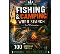 Fishing & Camping Word Search: Large print