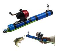 Fishing Catapult Rod - Fishing Catapult Compact Telescopic Lure Launcher Tool Portable Casting Gear for Saltwater & Freshwater Travel-Friendly Fish Equipment for Outdoor Anglers (B)