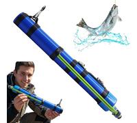 Fishing Catapult Rod, Lure Launcher Fishings Tool, Reusable Compact Fishing Rod Holder, Multi-Purpose Fish Bait Launching Equipment for Bass Trout Catfish Saltwater-A