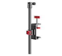 Fishing Chair Attachment, Umbrella Tray Mount, Quick Release Bait Bracket, With Adjustable Clamp Holder, Angler Gear for Kayak, Pier, Dock, Shoreline, Freshwater, Deep Sea Setup, Black Lega Mount
