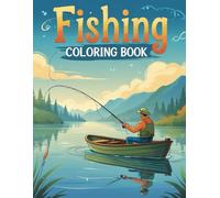 Fishing Coloring Book: 50 Serene Designs for All Ages