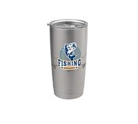 Fishing Costa Rica Bicchiere termico in acciaio inox doppia parete