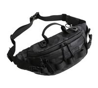 Fishing Fanny Pack, Waterproof Fanny Pack, Multifunctional Fanny Bag, Outdoor Fishing Bag with Multifunctional and Spacious Storage 14,96 x 6,69 x 3,54 for Outdoor Adventures (1 pezzo), camouflage, Se