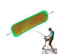 Fishing Flasher, Fish Dodger Trolling Salmon, 28 cm Pesca Diving Board per lago e piscina, Portable Pescatore Dodger, Pesce Luring Tool, 28 cm lungo, verde, bianco