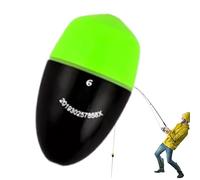 Fishing Floats For Night - Ricaricabile Lighted Strike Indicator, Multi Color Slow Flash Mode, 30 m Casting Distanza Weighted Base, Magnetic On Off Twist Seal | Use For Shore Pier Ice Surf Bank Kayak