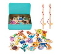 Fishing Game, Fishing Table Sensory Games, 6.69x5.71x1.57 inch, Colorful Interactive Fine Motor Skill Toy, Engaging Learning Activity, Ideal for Home, Nursery, Kindergarten, School