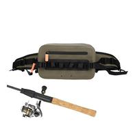 Fishing Gear Backpack, Waterproof Angler Bag with Zipper, Multi-Pocket Storage Pack for Outdoor Fishing, Camping, Adventure and Perfect Companion, 8x12x22cm Army Green