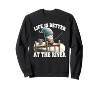 Fishing Grandpa Gnome For Dad Life Is Better At The River Felpa