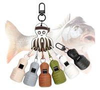 Fishing Hook Covers, Squid Jig Protector, 1.85x2.48 inches Portable Cuttlefish Bait Guard, Sturdy Tournament Prep, Boat and Saltwater Fishing, Ideal for Adult Specialists Collectors