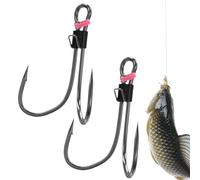 Fishing Hooks - Fishing Tackle | Barbed Hooks For Freshwater and Saltwater, For Group Fishingg Trips, For Angling Bait Holder Lures, Various Bait Types, Different Lures, Angling Accessories