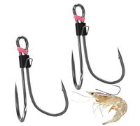 Fishing Hooks - Fishing Tackle | High Strength Fishiing and Carbon Steel Barbed for Saltwater Freshwater Fishinng Jig Heads Soft Lure Hooks Various Bait Types Lures