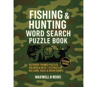 Fishing & Hunting Word Search Puzzle Book: Rugged Brain Games for Men & Boys Who Love the Outdoors