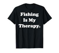 Fishing Is My Therapy Outdoor Lifestyle Passion Maglietta