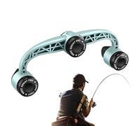 Fishing Knot Assistant, GT Knotter Connector, Line Tying Winder, Precision Grip Handle, Rustproof Compact Design, One-Piece Black Tool, Ideal for Saltwater, River, Lake & Pond Angling
