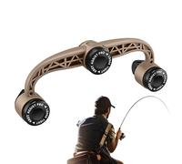 Fishing Knot Assistant, GT Knotter Connector, Line Tying Winder, Precision Grip Handle, Rustproof Compact Design, One-Piece Black Tool, Ideal for Saltwater, River, Lake & Pond Angling