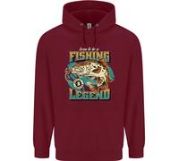 Fishing Legend Divertente Pescatore Uomo Felpa