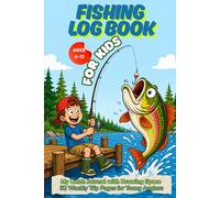 Fishing Log Book for Kids - My Catch Journal with Drawing Space | 52 Weekly Trip Pages for Young Anglers Ages 6-12: Track Every Fish, Sketch Your ... Gift for Young Fishermen and Fisherwomen
