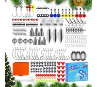 Fishing Lure, Bass Tackle Countdown Box, 12.5cm/4.92 Inches 2025 Gift Set for Men, Surprise Gear Toys, Assorted Lures Collection, 24-Piece Pack, for Dad Teen Husband Boys