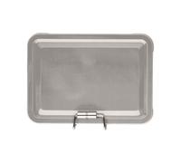 Fishing Lure Box - Multi Functional High Strength Lightweight | Small Tackle Box Organizer,for Bass Trout Catfish Saltwater Freshwater Shore Pier River Stream Pond Fishing, argento, vedi descrizione