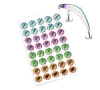 Fishing Lure Eye - Adhesive Tackle Bait Stickers | 4D Realistic Fish Lure Eyes | Artificial Lures Making For Beginner Dad Men Outdoor Water Lake River Sea Shore Freshwater Fishermen