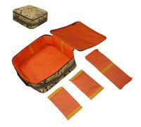 Fishing Lure Storage Bag, Tackle Box with Handle, Waterproof Fishing Reel Bag, Fishing Lure Organizer, Four-Grid Tackle Storage Box, Fishing Tackle Storage Bag for Fishing Tackle Box with Compartments